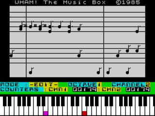 Music Box screenshot 1 for ZX Spectrum